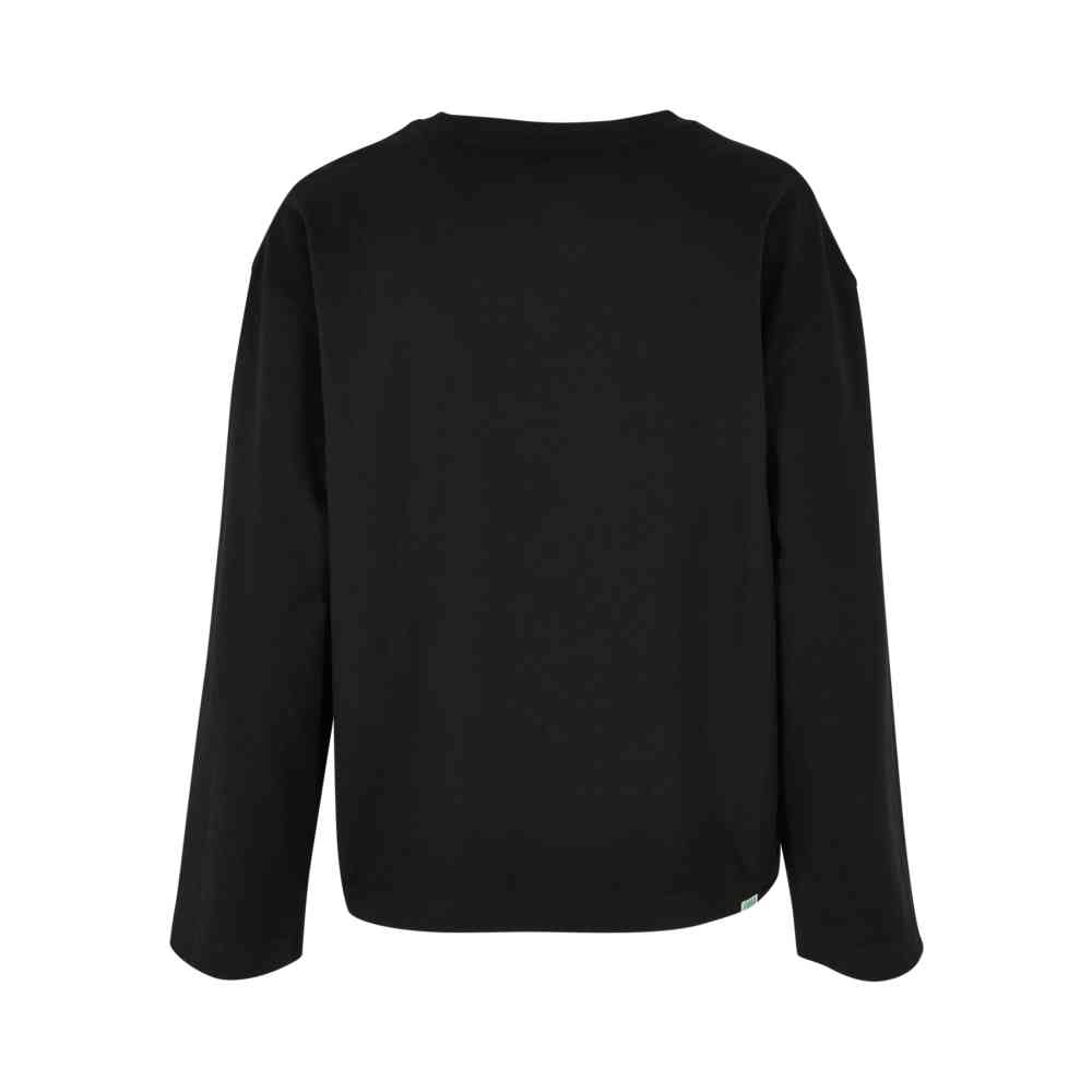 Urban Classics - Organic Oversized Longsleeve top - Zwart